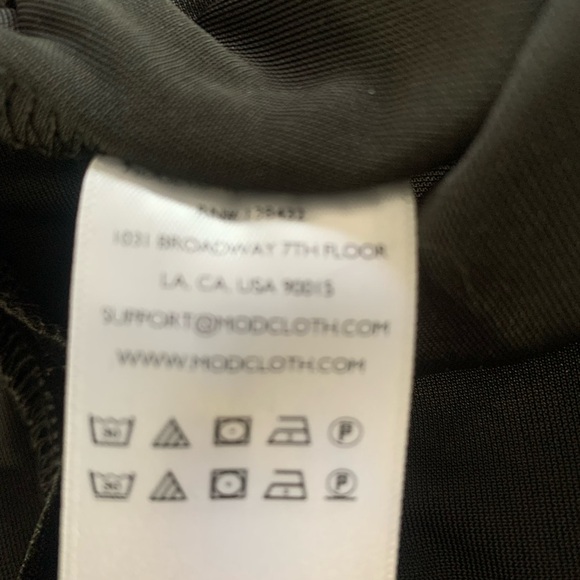 NWT Modcloth Black Velvet Like Top - Picture 9 of 11